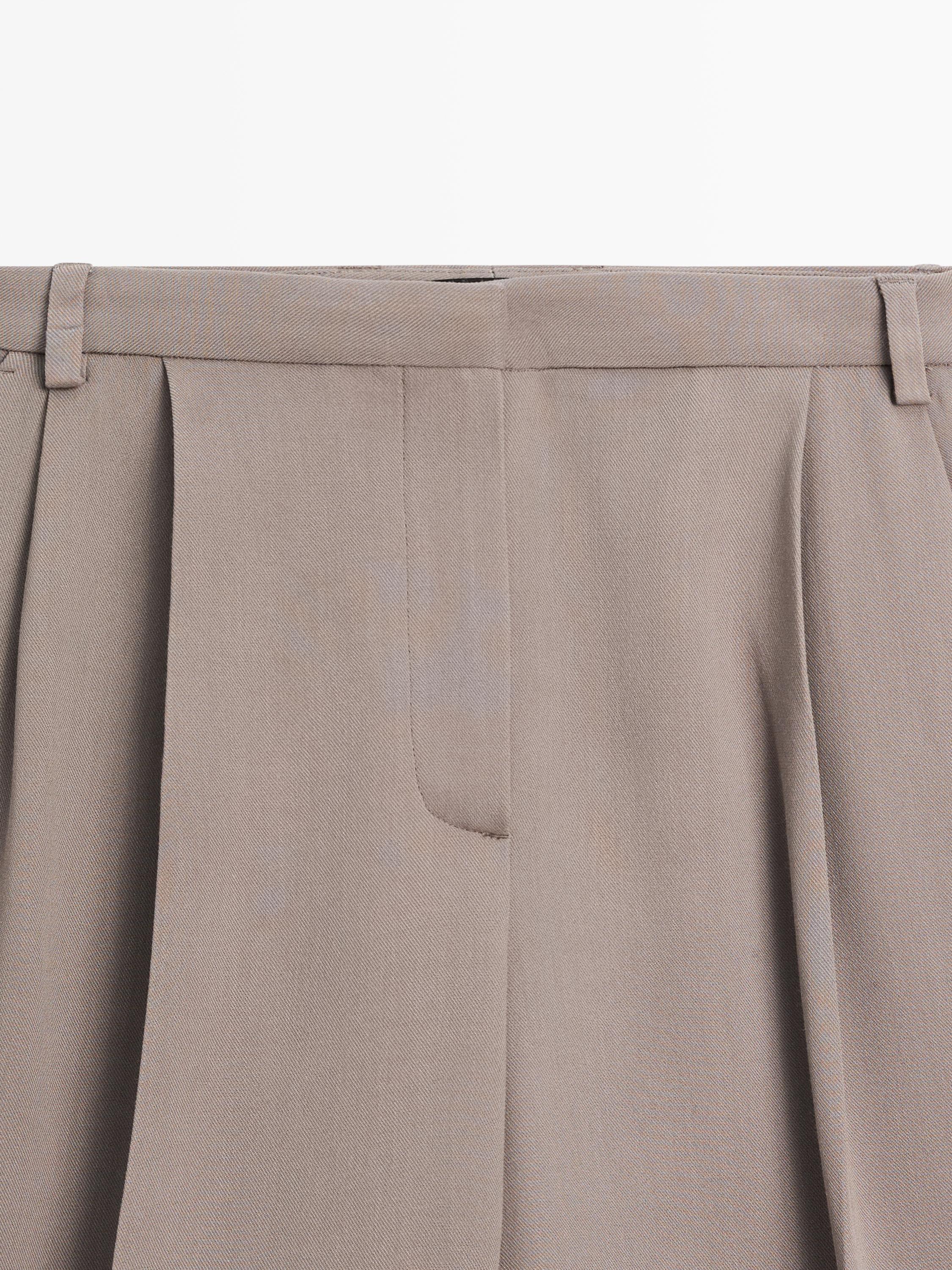 Bermuda fluide long et large